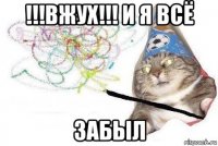 !!!вжух!!! и я всё забыл