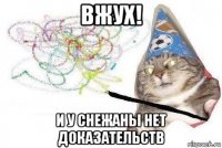 вжух! и у снежаны нет доказательств