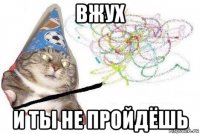 вжух и ты не пройдёшь