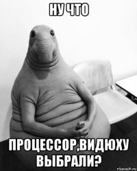 ну что процессор,видюху выбрали?