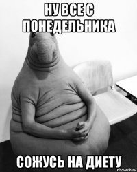 ну все с понедельника сожусь на диету