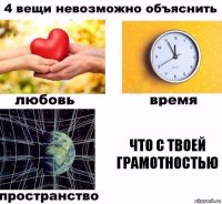 Что с твоей грамотностью