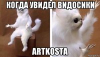 когда увидел видосики artkosta