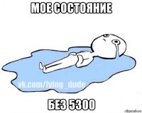 мое состояние без 5300