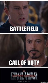 battlefield Call of Duty