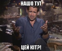 нашо тут цей кіт?!