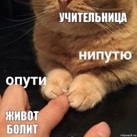 Учительница Живот болит