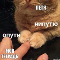 Петя Моя тетрадь