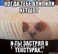 когда тебе влипили хетшот и ты застрял в текстурах...