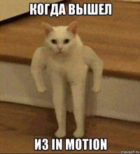 когда вышел из in motion