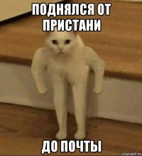 поднялся от пристани до почты