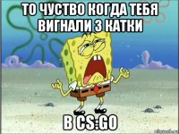 то чуство когда тебя вигнали з катки в cs:go