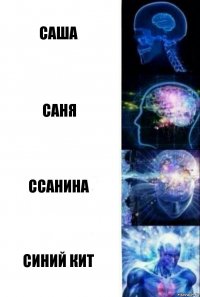 Саша Саня Ссанина Синий кит