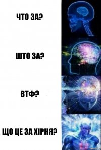 Что за? Што за? ВТФ? Що це за хірня?