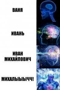 ваня ивань Иван михайлович МИХАЛЫЫЫЧЧ!