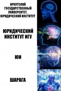 Иркутский государственный университет, юридический институт Юридический институт ИГУ ЮИ Шарага