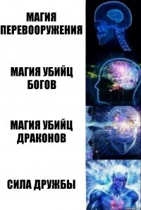 Магия перевооружения Магия убийц богов Магия убийц драконов Сила дружбы