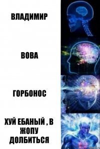 Владимир Вова Горбонос хуй ебаный , в жопу долбиться