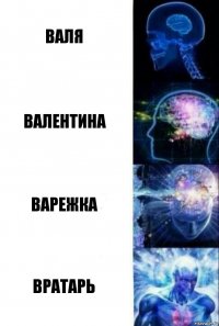 валя валентина варежка вратарь