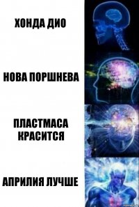 Хонда дио Нова поршнева Пластмаса красится Априлия лучше