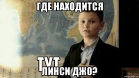 где находится линси джо?