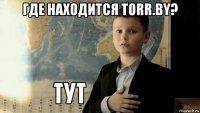 где находится torr.by? 