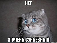 нет я очень сурьёзный