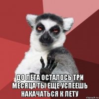  до лета осталось три месяца ты еще успеешь накачаться к лету