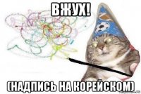 вжух! (надпись на корейском)