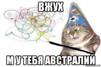 вжух м у тебя австралий