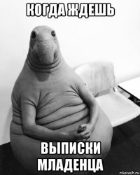 когда ждешь выписки младенца