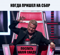 Когда пришел на сбор Послать нахуй Санду