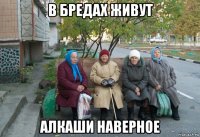 в бредах живут алкаши наверное