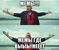 мемы!!! мемы где выыы!нееет