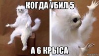 когда убил 5 а 6 крыса