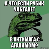 а что если рубик ультанет в антимага с аганимом?