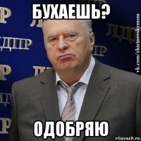 бухаешь? одобряю