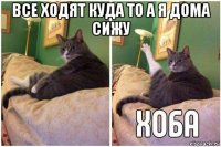 все ходят куда то а я дома сижу 