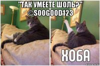 "так умеете шоль?" ©soogood123 