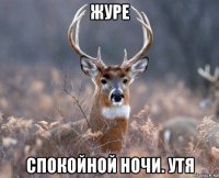 журе спокойной ночи. утя