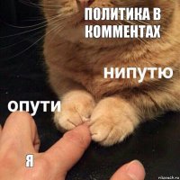 политика в комментах я