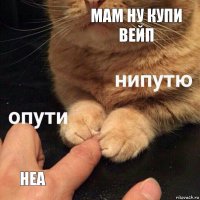 мам ну купи вейп неа