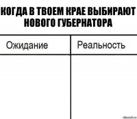 когда в твоем крае выбирают нового губернатора  