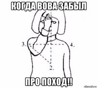 когда вова забыл про поход!!