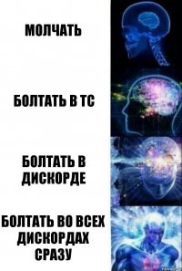 молчать болтать в тс болтать в дискорде болтать во всех дискордах сразу