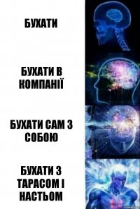 Бухати Бухати в компанії Бухати сам з собою Бухати з Тарасом і Настьом