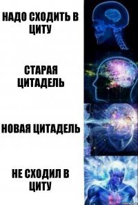 надо сходить в циту старая цитадель новая цитадель не сходил в циту