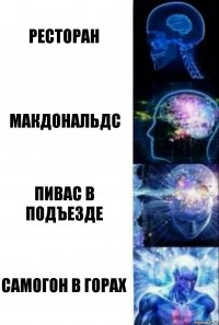 ресторан макдональдс пивас в подъезде самогон в горах