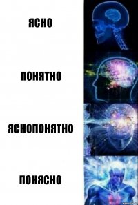 Ясно Понятно Яснопонятно Понясно