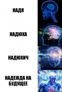 Надя Надюха Надюхич Надежда на будущее